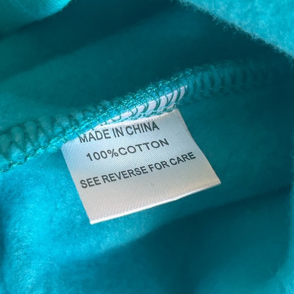 Carhartt Aqua Blue Women's Hoodie - Picture 9 of 12